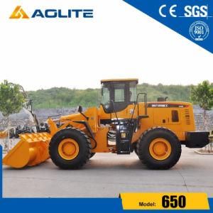 New Hydraulic Compact Tractor Front Wheel Loader 650 with 5000kg