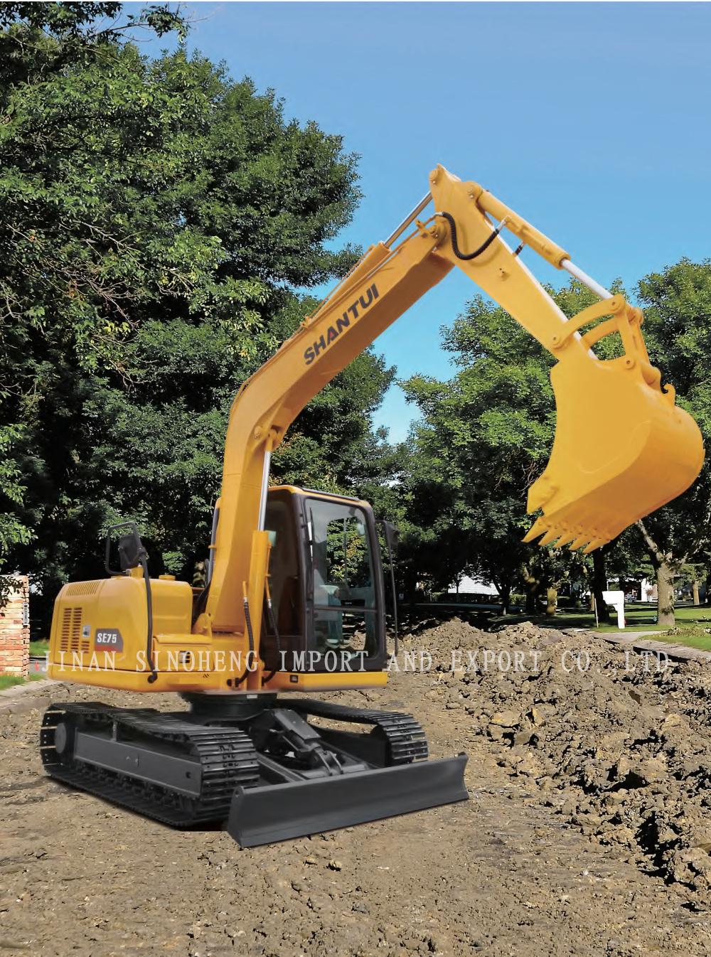 China Excavator Se75 Operating Weight 0.7 Tons Small-Scale