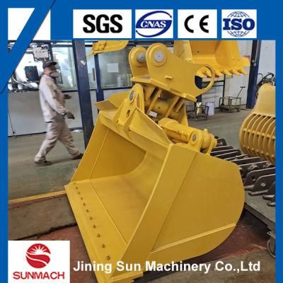 Excavator Hydraulic Swinging Bucket with Cylinder for 20t Excavators