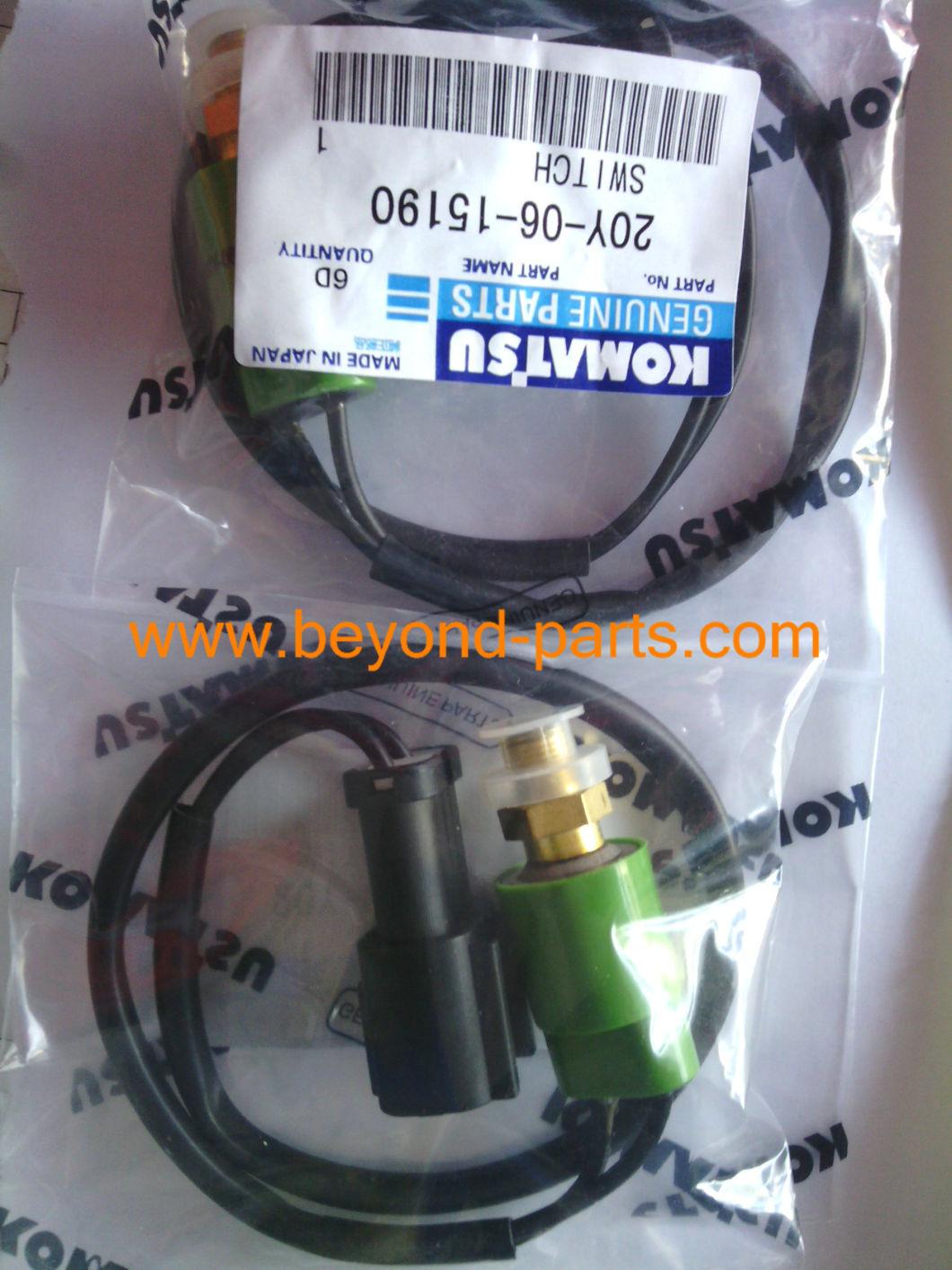 PC120-5 Excavator Pressure Switch Sensor 20y -06-15190