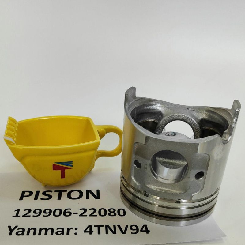 High-Performance Diesel Engine Engineering Machinery Parts Piston Ym129906-22080 for Engine Parts 4D94lf-2/4tnv94 4tnv94L Generator Set