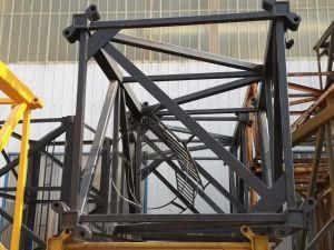Qtz50 Type Angle Steel Main Chord Q345 Material Mast Section for Tower Crane