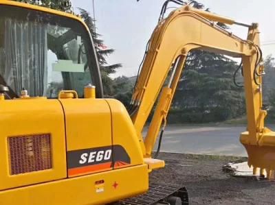 6 Tons Mini Crawler Excavator Se60-9 with 0.22cbm Bucket to Malaysia
