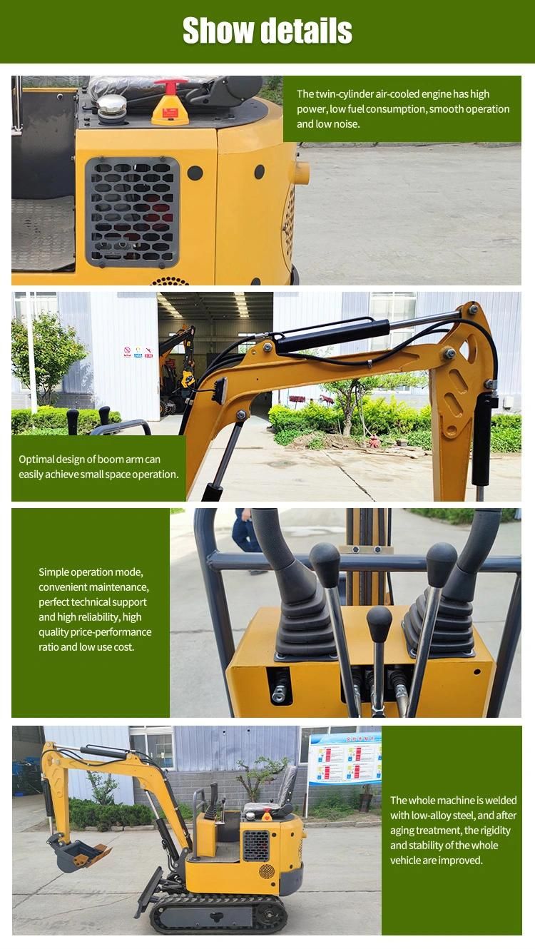 Lithium Batteries Electric Mini Crawler Excavator with Breaker