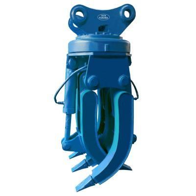 Excavator Spare Parts Hydraulic Root Rake Grapple Made by Sf