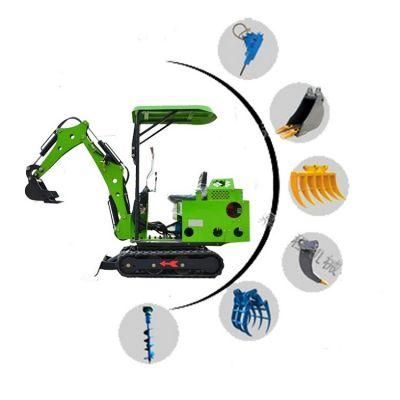 Shanding Factory 0.8 Ton Hydraulic Crawler Mini Digger for Garden Model SD10s