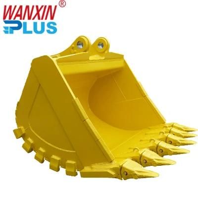 Hubei Wanxin Volvo Side Cutter Komatsu PC120 Excavator Bucket 0.45cbm-1.6cbm