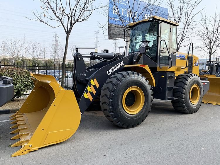 XCMG Manufacturer Front End Loader Lw500fn China Top Brand Cheap 5 Ton Wheel Loader Price