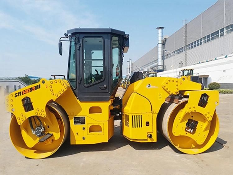 Sr14 14 Tons Shantui Single Drum Vivratory Road Roller with AC Cabin