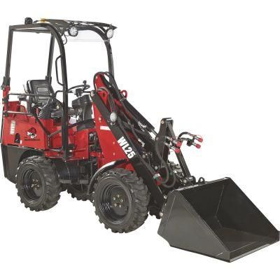 Perkins Diesel Engine Mini Compact Articulated Wheel Loader Wl25 for Sale