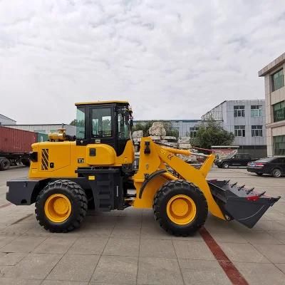 China Brand CE Approved Articulated 1.5 Ton Self Farm Agricultrual Mini Loader with Hay Bale