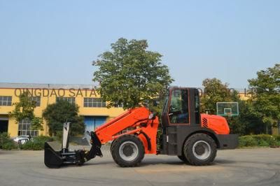 China Professional Backhoe Mini Compact Wheel Loader 2.5ton Telescopic Loader