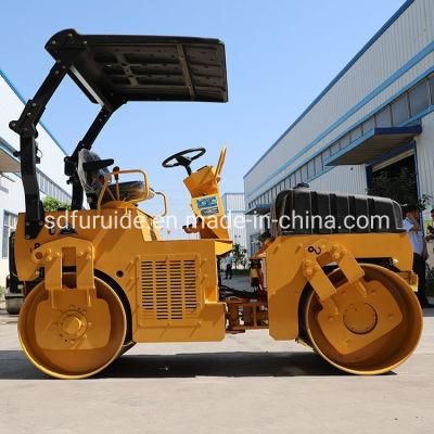 3ton Mini Road Roller Compactor Ride on Vibratory Roller Soil Roller Compactor Fyl-203