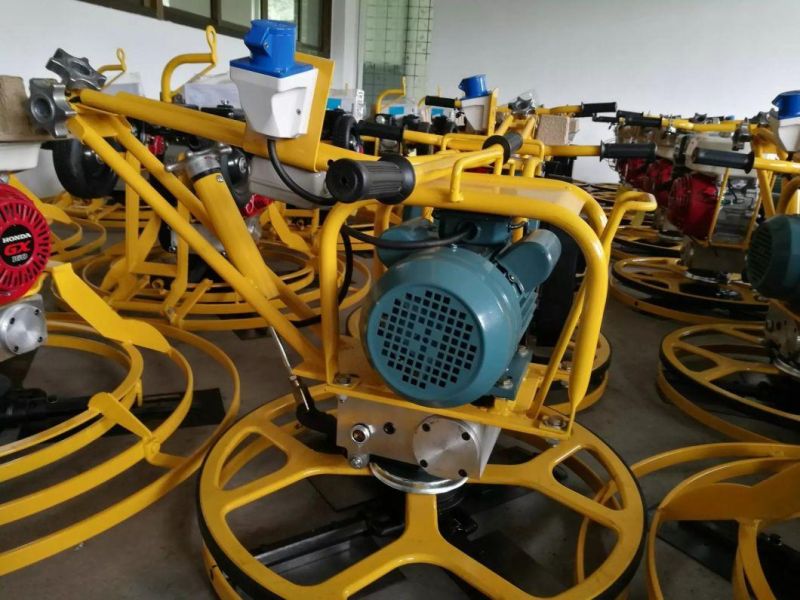 800mm Diameter Electric Gasoline Concrete Power Trowel with Robin Ey20