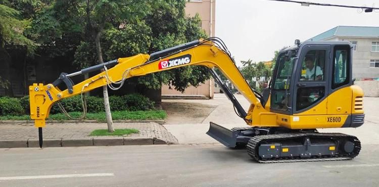 XCMG 6 Ton Xe60d Hydraulic Small Crawler Excavator Machine Prices