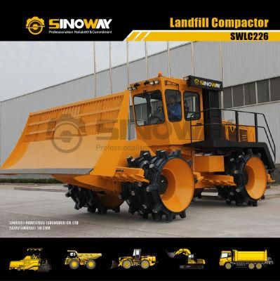 Heavy Duty 260HP Refuse Compactor Garbage Soil Compactor for Sale