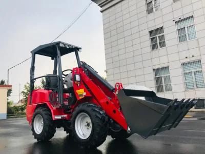 Lgcm Wheel Loader 0.6ton Shovel Loader with 0.3m3 Bucket