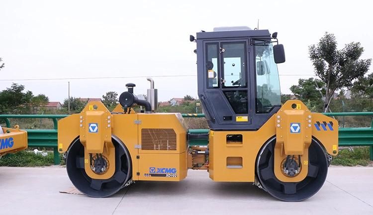 XCMG Official Manufacturer Double Drum Vibratory Rollers Xd102