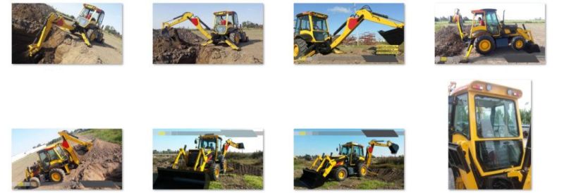 2.5 Ton Quality Assurance Professional High Efficiency Backhoe Loader for Construction Works
