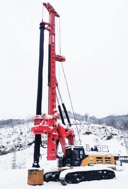 Sy Hydraulic Mobile Piling Machine Rotary Drilling Rig Sr155