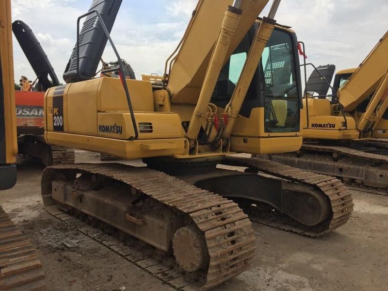 Japan Origin Komatsu Excavator PC200-7 PC200 Crawler 20t Excavator