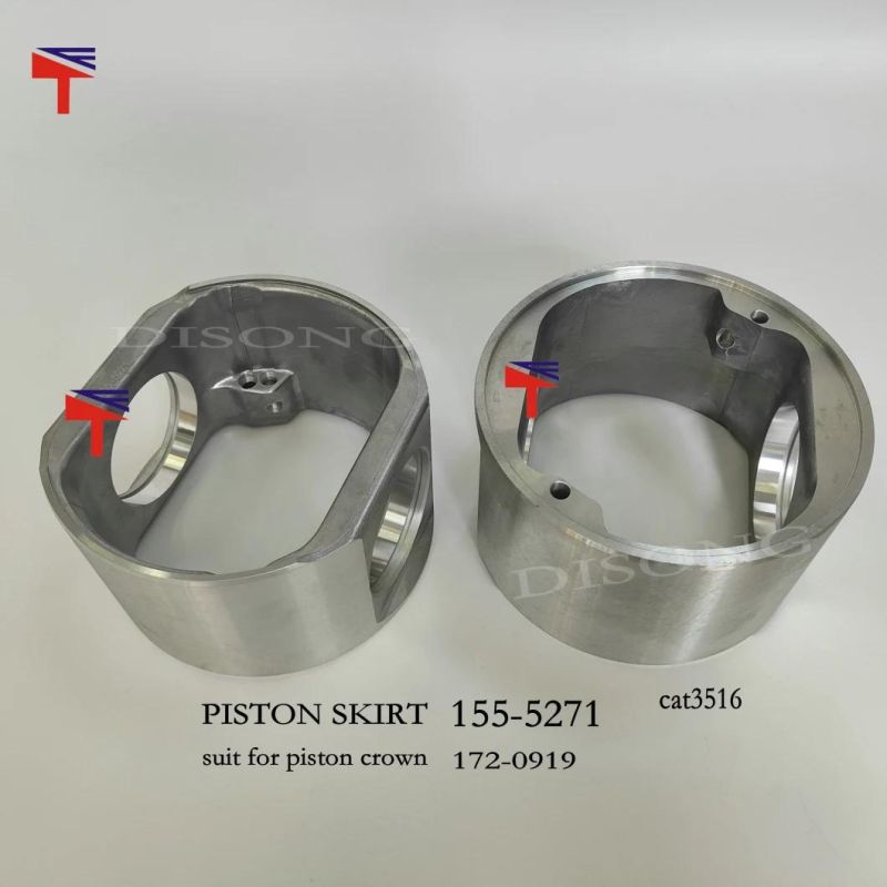 High-Performance Diesel Engine Engineering Machinery Parts Piston Skirt 155-5271 Suit for Piston Crown 172-0919 for Engine Parts 3516 Generator Set