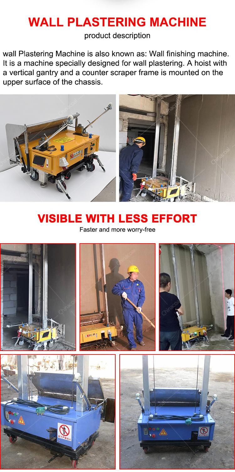 Automatic Wall Plastering Machine Render Machine Auto Wall Rendering Machine