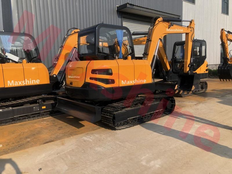 6ton Hydraulic Crawler Excavator 6.5ton Backhoe Small Excavator with Blade Digger Breaker Harmmer Optional