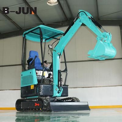 Chinese Small Mini Digger Crawler Excavator 1.7t Smallest Mini Digger for Sale