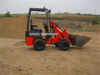 Ce Certificated 0.8 Ton Mini Loader (HQ908) for Sale