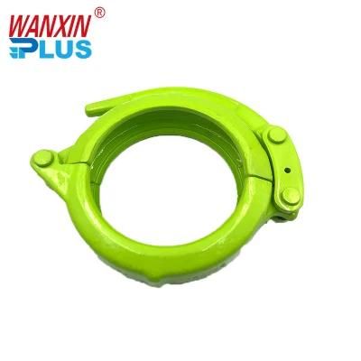 Excavator Accessories DN125 Heavy Duty Quick Release Clamp, Stainless Steel Pipe Clamp