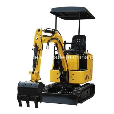 1ton Excavator Medium Crawler Excavator with Hydraulic Hammer Fwj-900