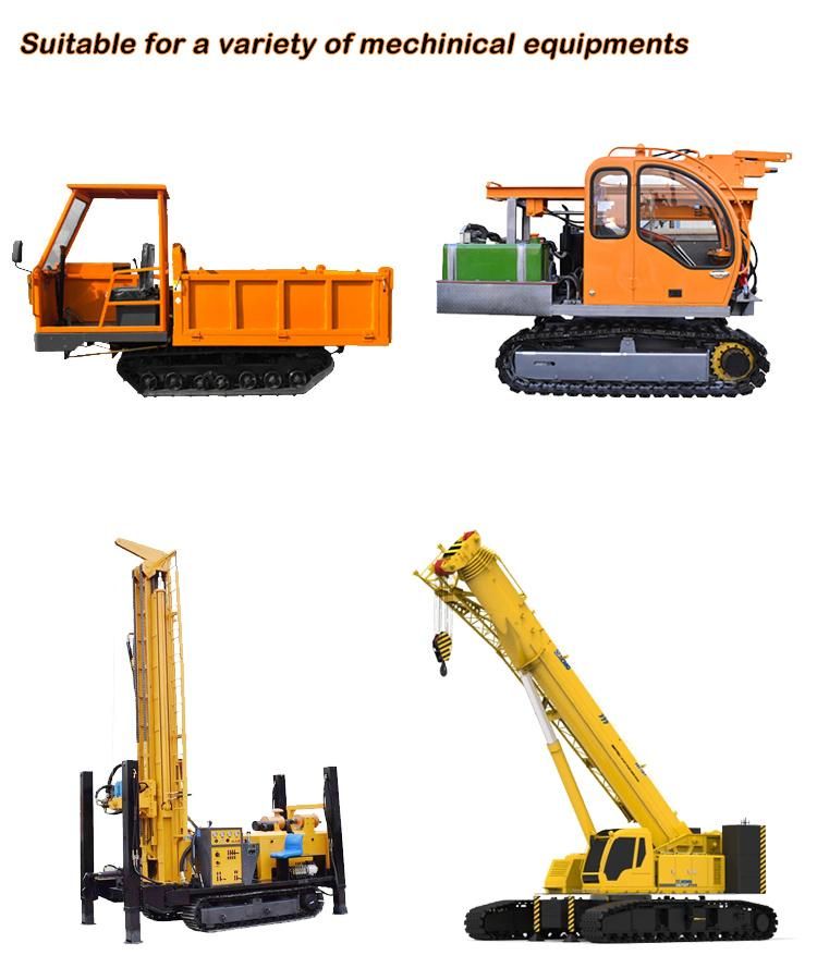 High Quality Chassis 0.5ton-50ton Crawler Undercarriage for Crane, Drilling Rig, Excavator, Pile Driver, Dumper