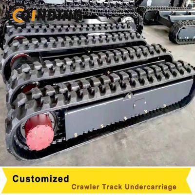 Crusher and Screener Mini- Excavator Crawler Steel Track Undercarriage