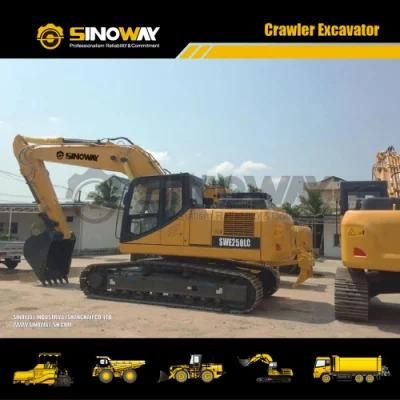 Construction Machinery 25 Ton Swe250LC Earth Excavator in Stock