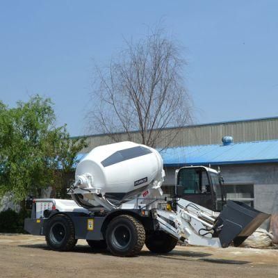 Self Loading Cement Dumping Concrete Mixer Truck