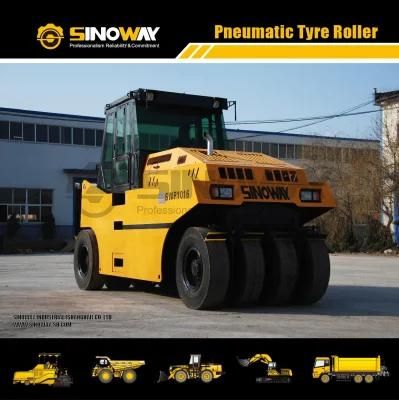 Popular Hydraulic Pneumatic Rubber Tyre Roller 16 Ton Asphalt Compactor