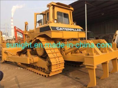 Cheap Used Caterpilar Tractor Cat D7h, D7r Bulldozer with Rippers