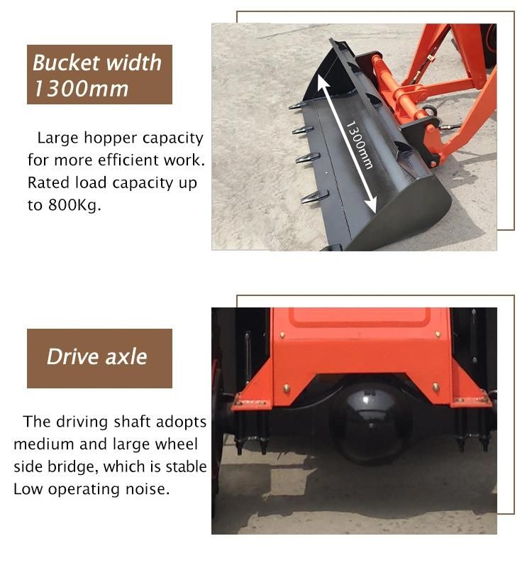 800 Kg Mini Garden Mechanical Loader