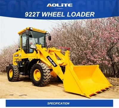 Front Loader Load 1200kg Mini Wheel Loader for Sale