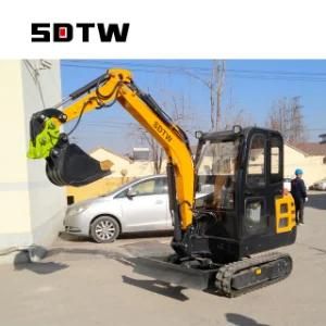 Chinese New 2.2 Ton Small Cheap Mini Digger 2200kg Mini Excavator Prices for Sale