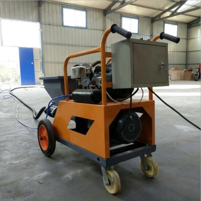 Chinese 220V Motor Automatic Sand Mortar Spray Pump Machine/Wall Cement Plaster Machine