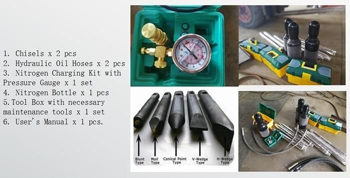 Silence Type Hydraulic Rock Breaker Hammer for Mini Excavator Sb30