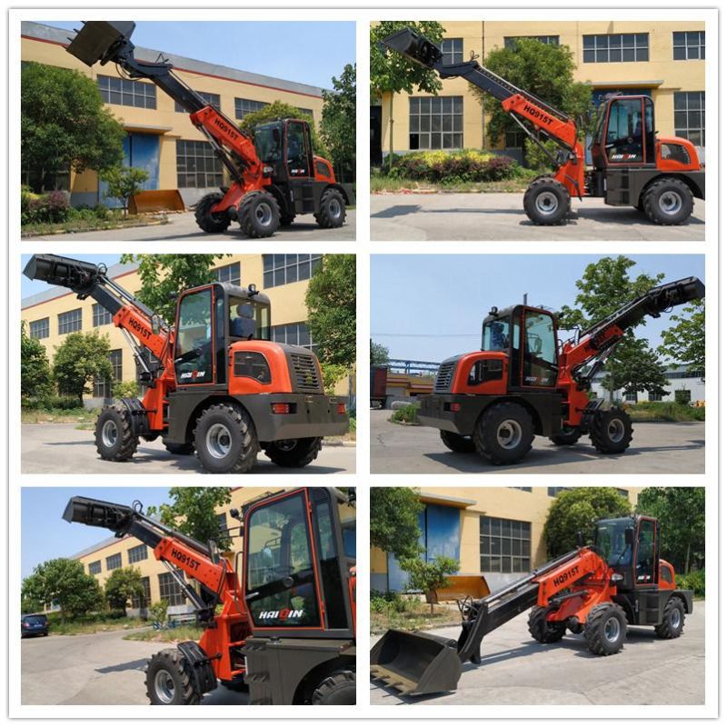 Multifunctional Mini Farm Telescopic Small Front End Loader Tl1500 for Sale