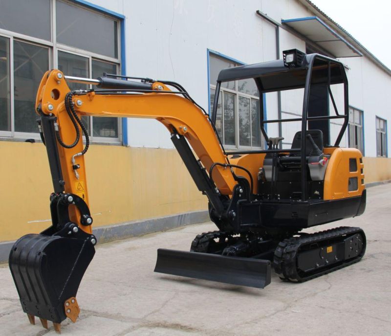 New Price of 2500 Kg Mini Excavator Small Crawler Hydraulic Diggers Equipped with Attachment Tools