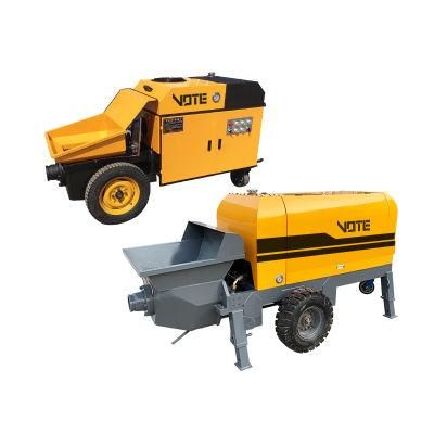 2021 Factory Price Guaranteed After Sale Stationary Trailer Concrete Pump Diesel Concrete Trailer Pump