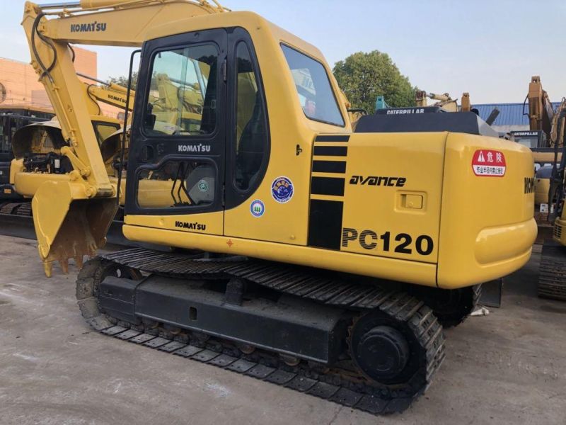 Medium Size 12t Komatsu PC120, Komatsu PC120-6 PC120-5 Crawler Excavator