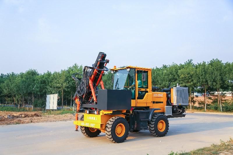 Piling, Pulling, Drilling, Integrated Function Highway Guardrail Pile Driver Jdy956z