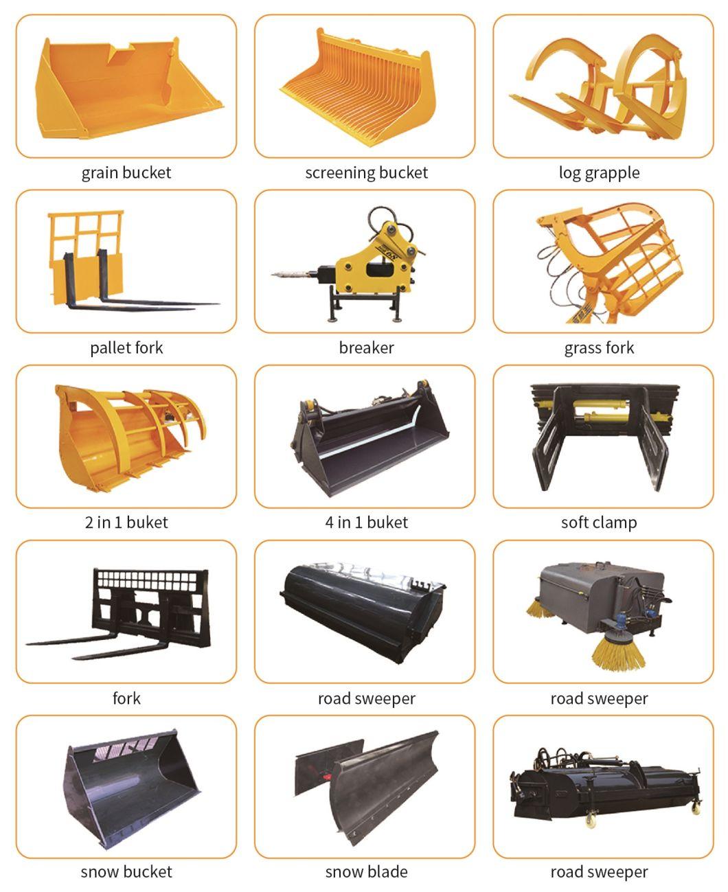 Factory Price Zl20 Hand Operated Loaders with Log Grapple for Minor Work