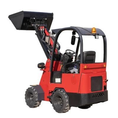 Heated Cabin/Open Canopy Mini 600kg 0.6t Articulated Front End Wheel Telescopic Boom Loader M906